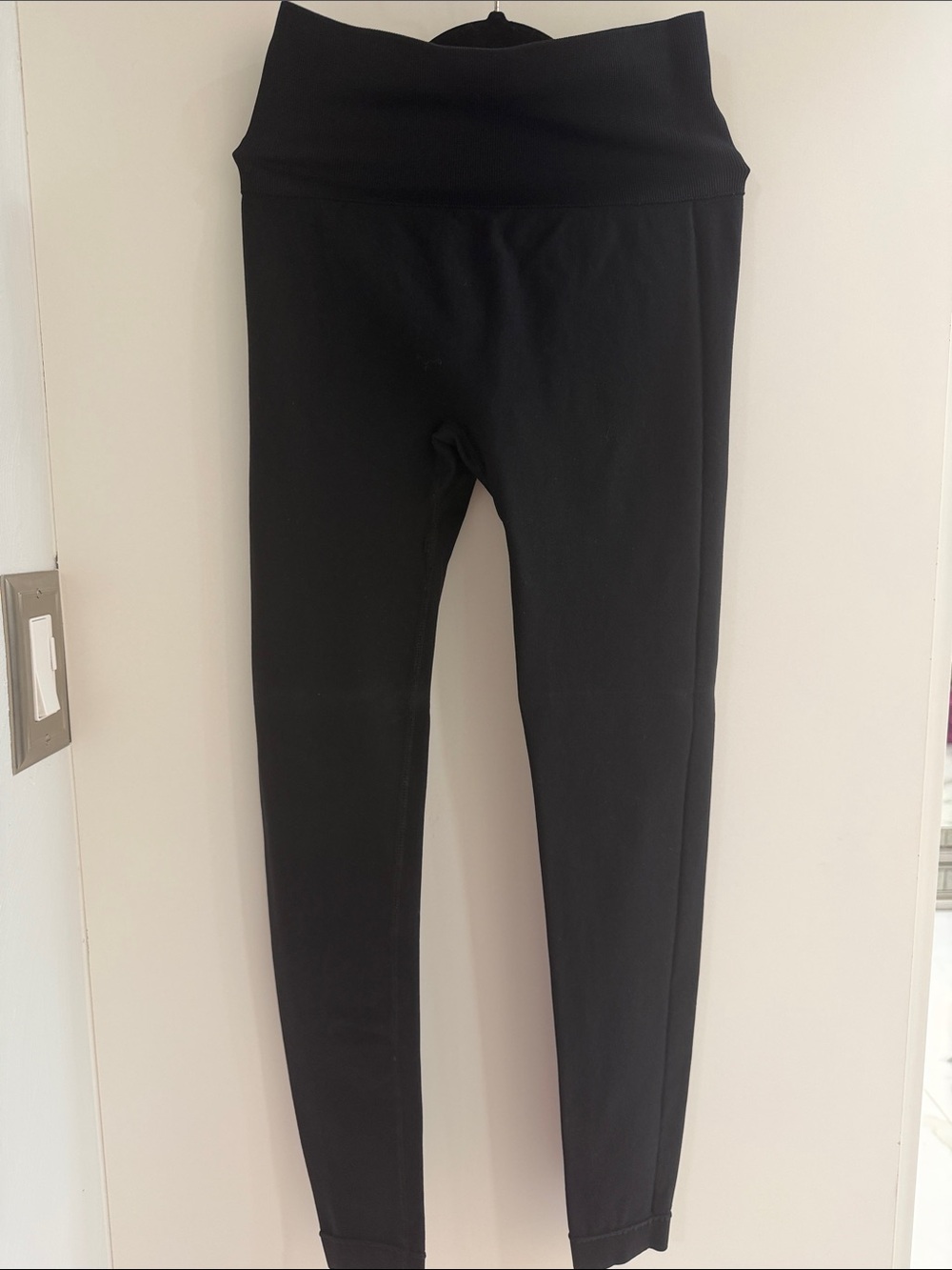 Kids Black High-Waist Leggings